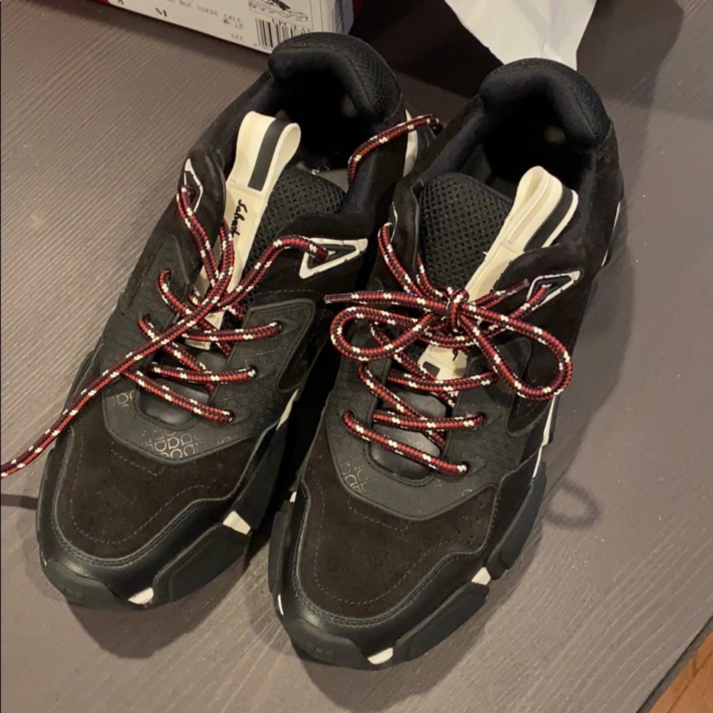 Salvatore Ferragamo Booster Men’s 8M black sneaker